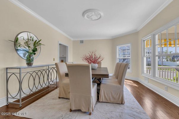 Dining room, Interior, Wood Texture Flooring