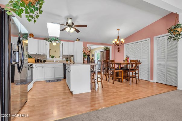 Chandelier, Dining room, Interior, Kitchen, Wood Texture Flooring