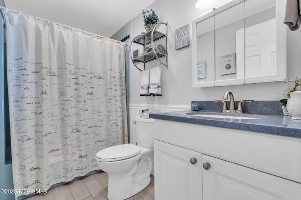 Bathroom, Interior, Wood Texture Flooring