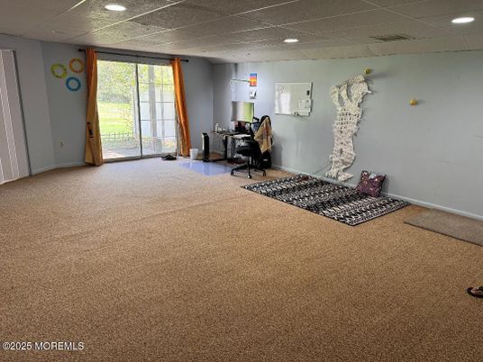 Home Office, Interior, Recessed Lighting
