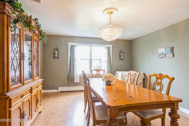 Chandelier, Dining room, Interior