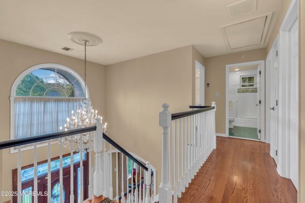 Chandelier, Interior, Wood Texture Flooring