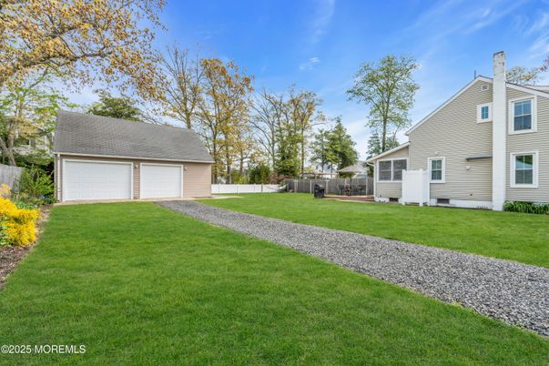 Backyard, Detached Garage, Exterior
