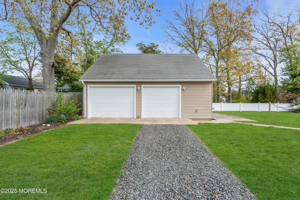 Backyard, Detached Garage, Exterior