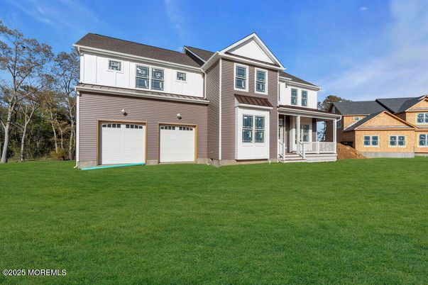 Attached, Backyard, Exterior, Facade, Farmhouse