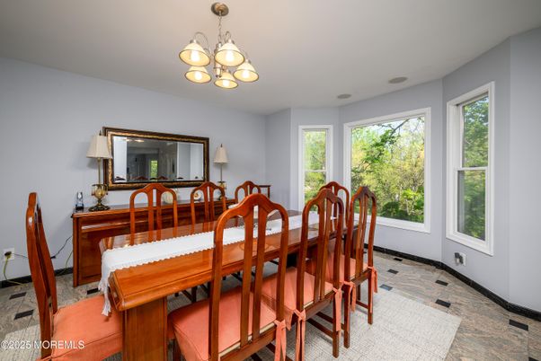 Chandelier, Dining room, Interior