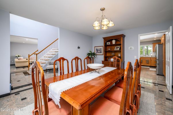 Chandelier, Dining room, Interior, Kitchen, Recessed Lighting