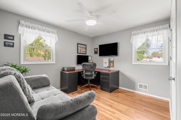 Home Office, Interior, Wood Texture Flooring