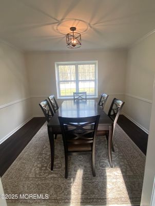 Dining room, Interior, Wood Texture Flooring