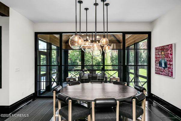 Dining room, Interior, Pendant Lights