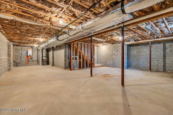 Interior, Stone Walls, Wooden Beams
