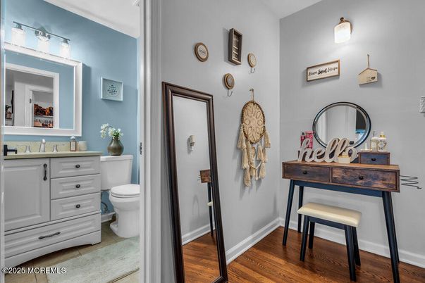 Bathroom, Interior, Wood Texture Flooring