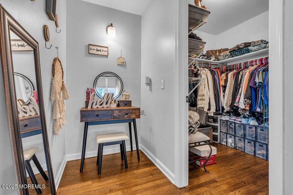 Interior, Walk-in Closets, Wood Texture Flooring
