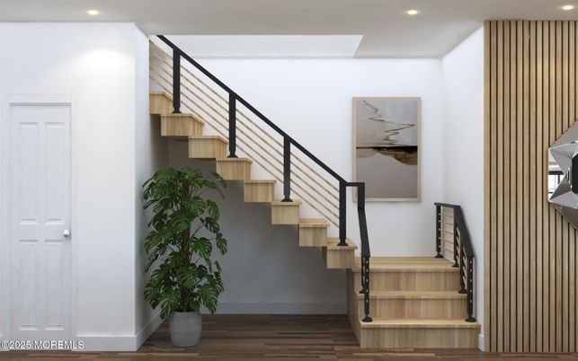 Interior, Recessed Lighting, Wood Texture Flooring