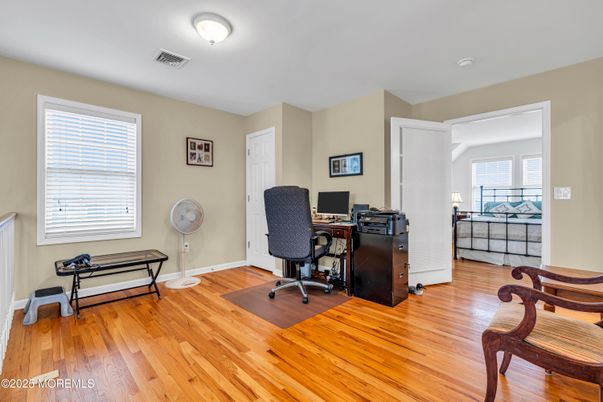 Home Office, Interior, Wood Texture Flooring