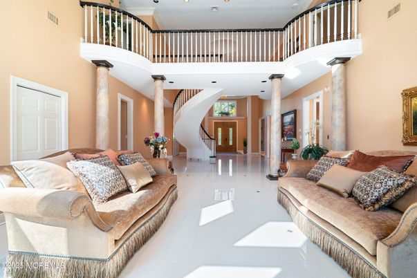Interior, Living room, Recessed Lighting