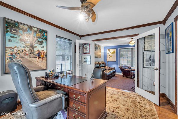 Home Office, Interior, Wood Texture Flooring