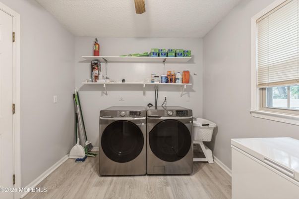 Interior, Washer, Wood Texture Flooring