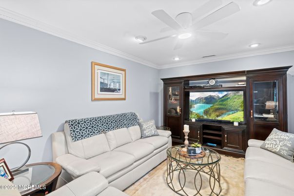 Interior, Living room, Recessed Lighting