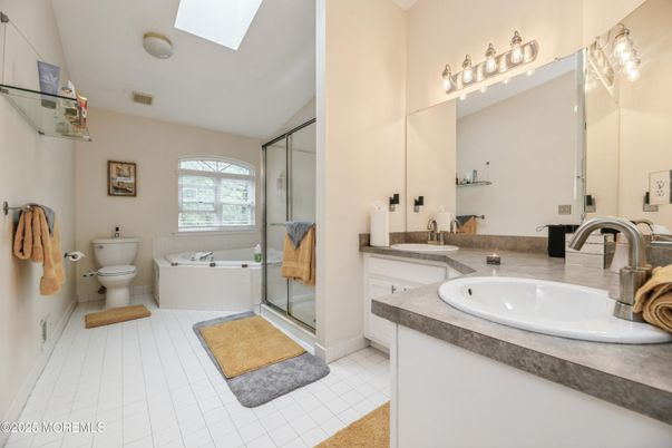 Bathroom, Dual Sink Vanities, Glass Shower, Interior