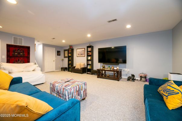 Interior, Living room, Recessed Lighting