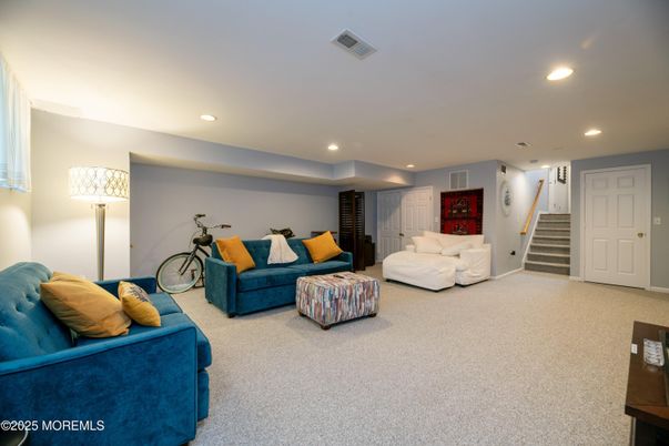 Interior, Living room, Recessed Lighting