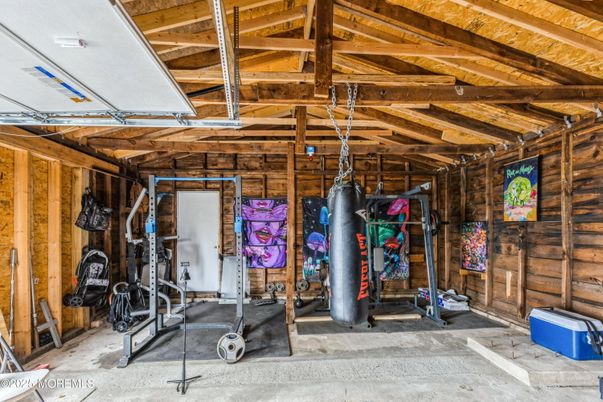 Fitness Equipment, Interior, Wooden Beams, Wooden Ceilings, Wooden Walls