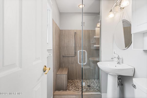 Bathroom, Glass Shower, Interior