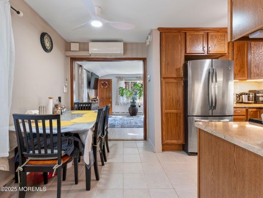 Dining room, Interior, Kitchen, Recessed Lighting, Stainless Steel Appliances