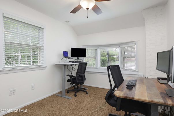 Home Office, Interior, Stone Walls