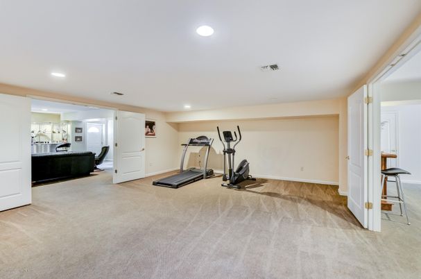 Fitness Equipment, Interior, Recessed Lighting
