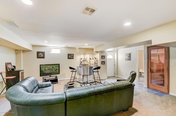 Interior, Living room, Recessed Lighting