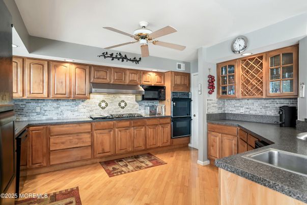 Interior, Kitchen, Wood Texture Flooring