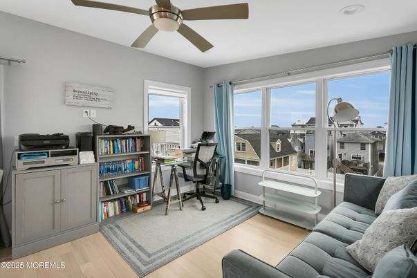 Home Office, Interior, Wood Texture Flooring