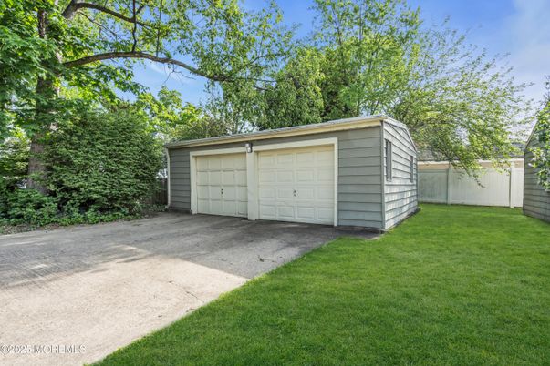 Backyard, Detached Garage, Exterior