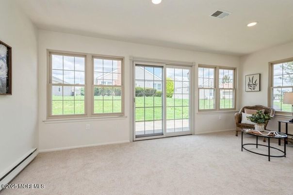 Empty room, Interior, Recessed Lighting