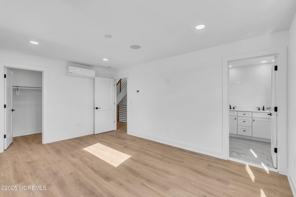 Empty room, Interior, Marble, Recessed Lighting, Wood Texture Flooring
