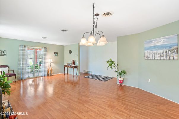 Chandelier, Interior, Wood Texture Flooring
