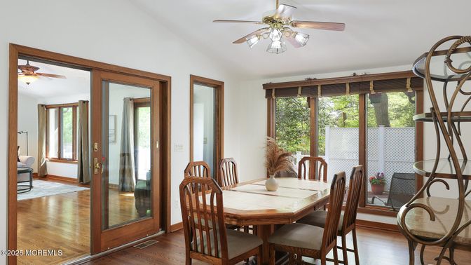 Dining room, Interior, Wood Texture Flooring