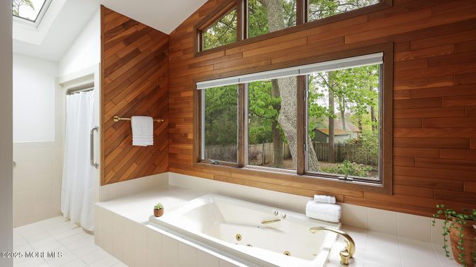 Bathroom, Interior, Wooden Walls