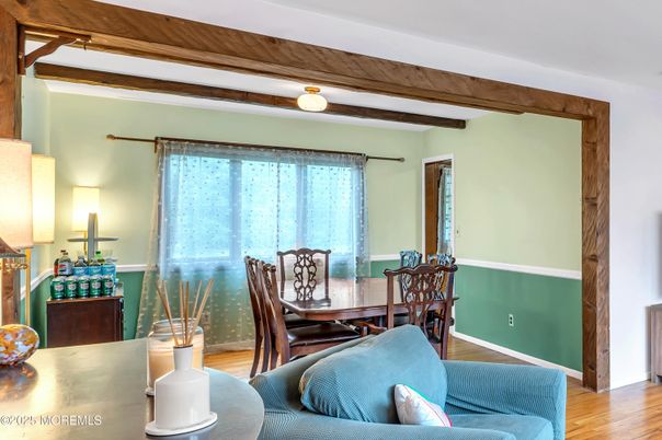 Dining room, Interior, Wooden Beams, Wood Texture Flooring