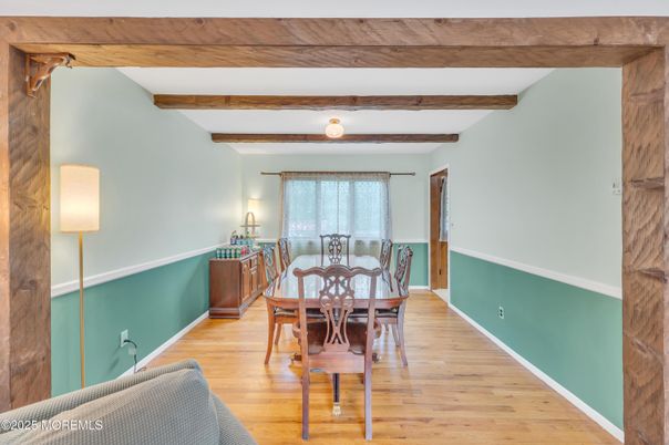 Dining room, Interior, Wooden Beams, Wood Texture Flooring
