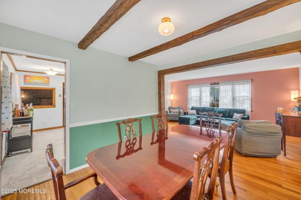 Dining room, Interior, Living room, Wooden Beams, Wood Texture Flooring