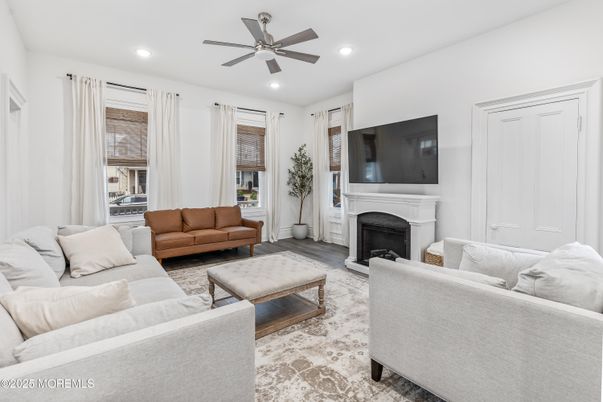 Fireplace, Interior, Living room, Recessed Lighting
