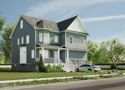 Attached, Exterior, Facade, Queen Anne Victorian
