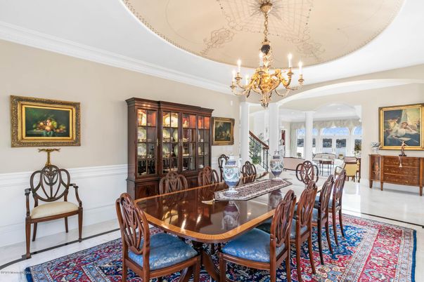Chandelier, Dining room, Interior