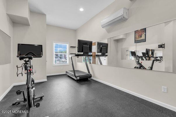 Fitness Equipment, Interior, Recessed Lighting