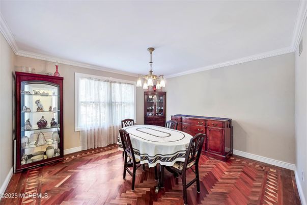 Chandelier, Dining room, Interior, Pendant Lights, Wood Texture Flooring