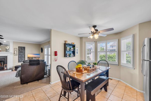 Dining room, Fireplace, Interior, Living room