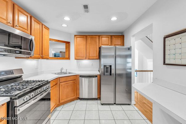 Interior, Kitchen, Recessed Lighting, Stainless Steel Appliances